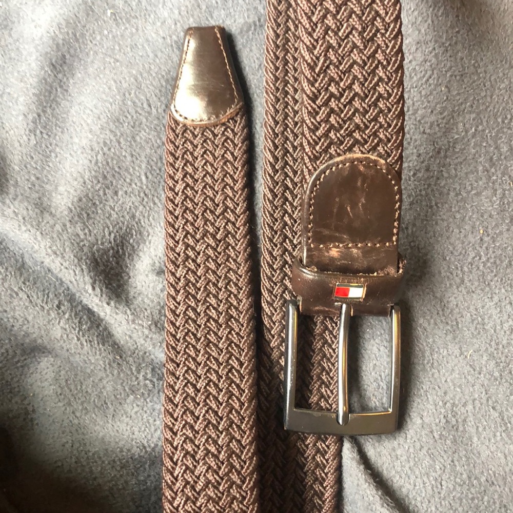 Tommy Hilfiger belt brown woven